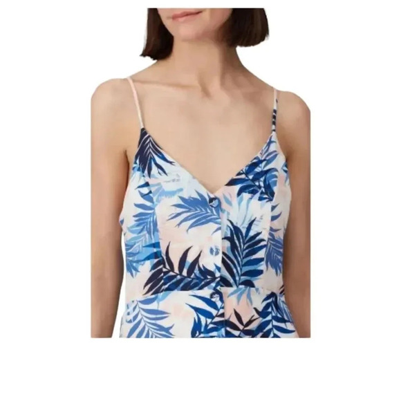 Slate & Willow Handkerchief Hem Sun Dress V-neck Straps Sleeveless Asymmetric S - Picture 3 of 14